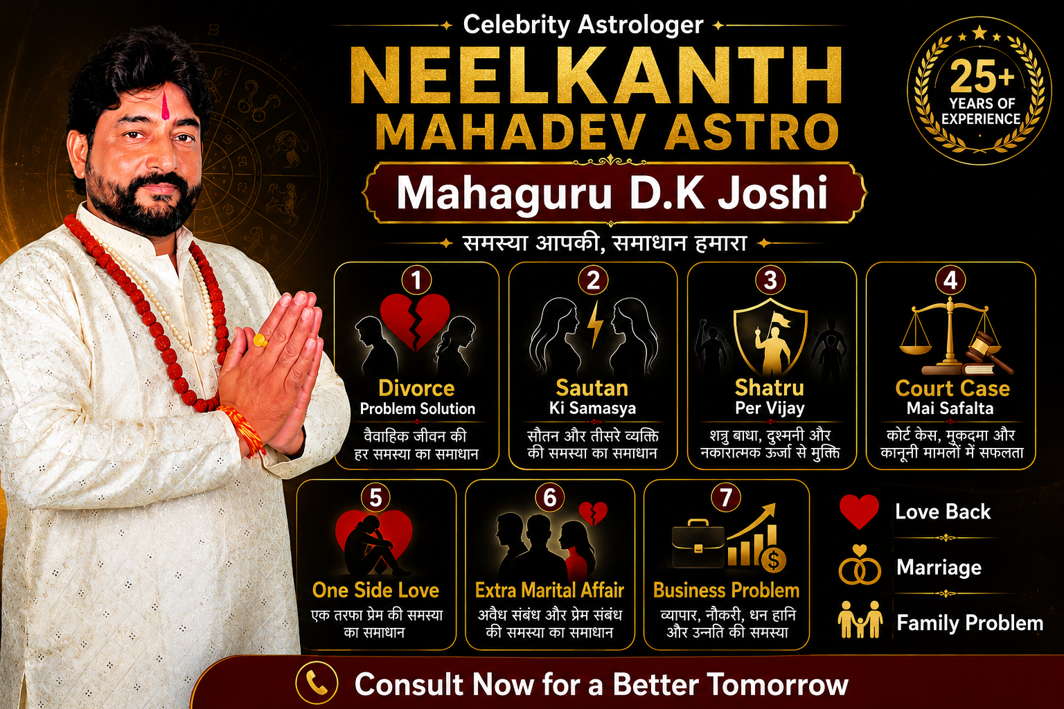 World Famous Celebrity Astrologer Neelkanth Mahadev Astro Ji