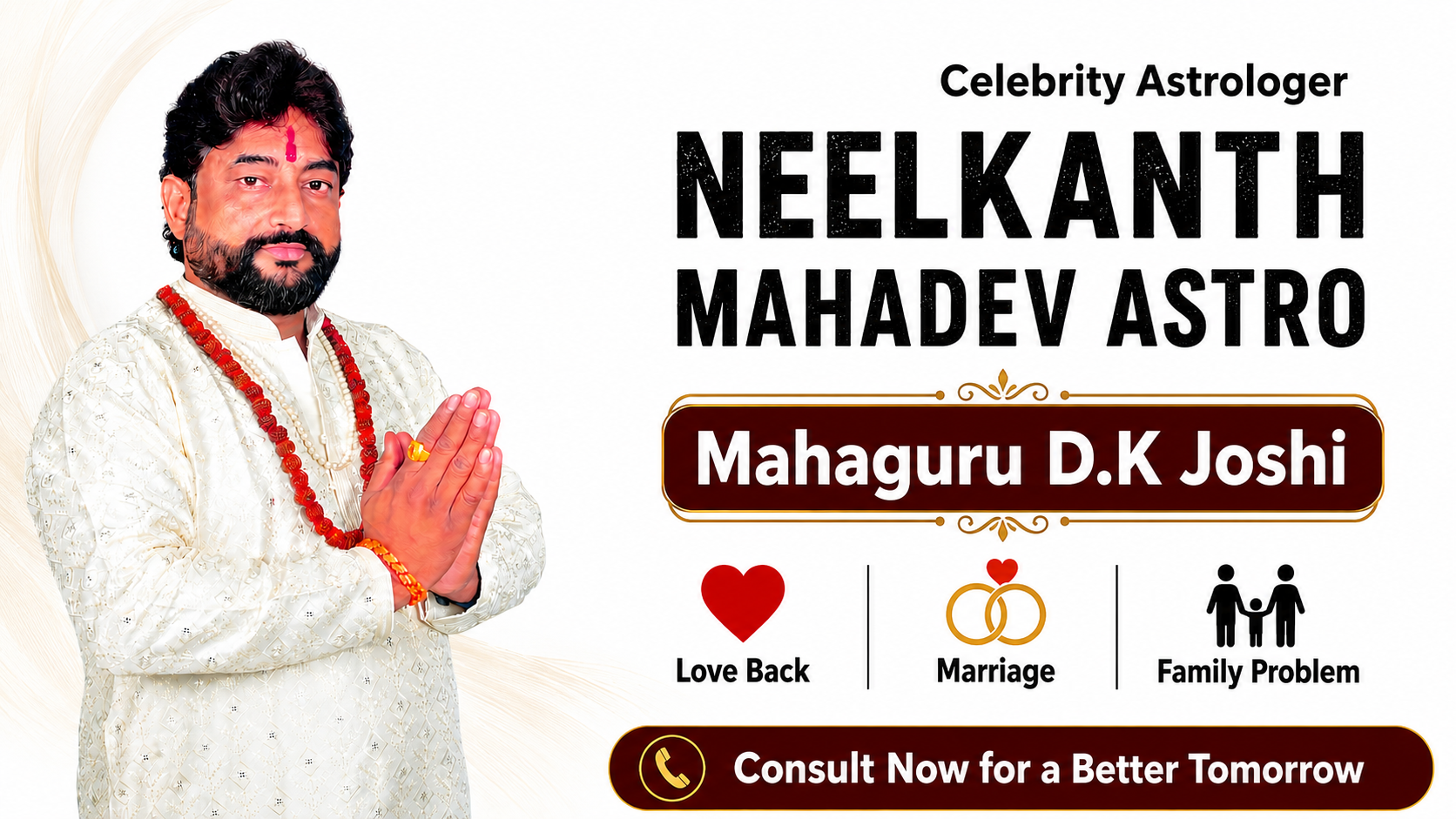 World Famous Celebrity Astrologer Neelkanth Mahadev Astro Ji +91-7383260845